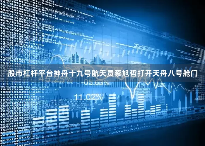 股市杠杆平台神舟十九号航天员蔡旭哲打开天舟八号舱门